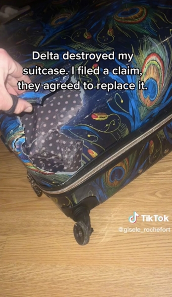 Авиакомпания повредила багаж и предложила пассажирке странную компенсацию Авиакомпания повредила багаж и предложила пассажирке странную компенсацию