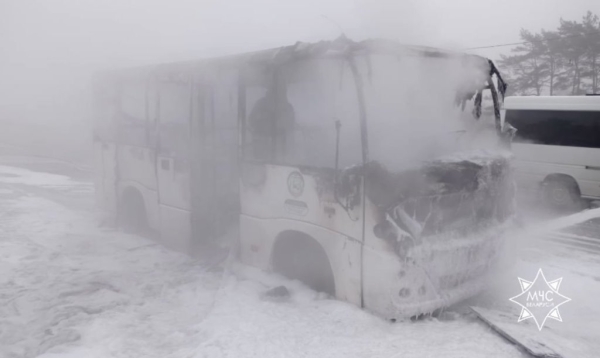 В Минске горел автобус В Минске горел автобус