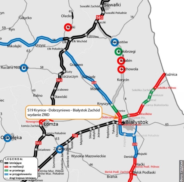 Поляки начинают строительство нового участка дороги в сторону границы Беларуси Поляки начинают строительство нового участка дороги в сторону границы Беларуси