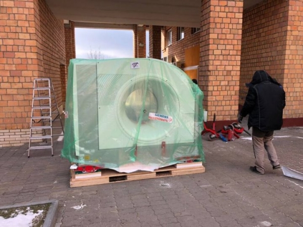 Компьютерный томограф установили в Ляховичской ЦРБ Компьютерный томограф установили в Ляховичской ЦРБ